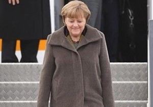 Almanya Babakan Merkel Ankara ya Geldi