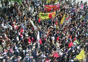 1 Maysta Taksimde Ortak Kutlama