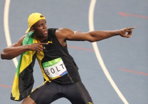 Rekortmen Atlet Usain Bolt Tarihe Geti