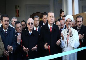 Cumhurbakan Erdoan Tacettin Aslan Camii ni badete At