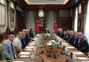 Cumhurbakan Erdoan, gazileri kabul etti
