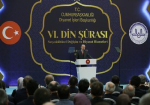 Cumhurbaşkanı Erdoğan  6. Din Şûrası kapanış programında konuştu