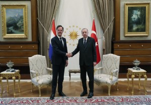 Hollanda Başbakanı Rutte Cumhurbaşkanlığı Külliyesinde