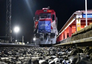Türkiye’den ihraç malları taşıyan ilk yük treni Çin’de