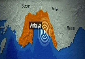 Antalya da  Korkutan Deprem
