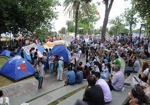 Cumhuriyet Meydan nda Gezi Park Protestolar