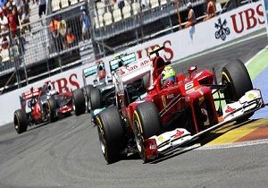 Formula 1 Avrupa Grand Prix sinde Zafer Alonso nun