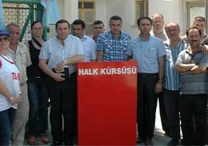 DP, Halk Krssn Telekomnikasyon Dairesi nnde Kurdu