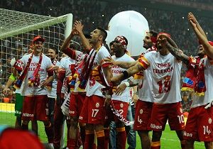 Galatasaray da ampiyonluk Sevinci