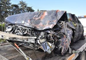 Girne deki Trafik Kazas Korkuttu 