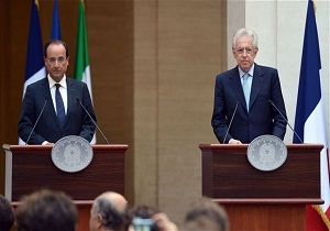Hollande ve Monti, Euro Krizini ve Suriye yi Ele Ald