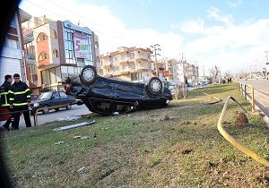 Antalya da Trafik Kazas:1 Yaral