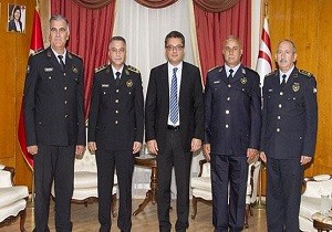 Başbakan Erhürman Polis Genel Müdürü Manavoğlu ve Heyeti İle Görüştü