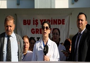 Dr. Burhan Nalbantolu Devlet Hastanesinde Uyar Grevi