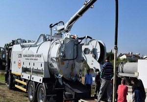 Lefkoa Trk Belediyesi Kanalizasyon almalarn Srdryor