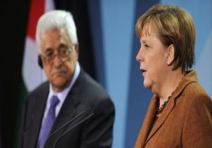 Filistin Lideri Abbas, Merkel le Grt