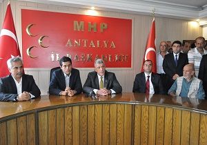 MHP Genel Bakan Aday Derviolu Antalya da