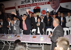 MHP Kepez Belediye Bakan Aday Dinten Teekkr
