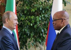 Gney Afrikal Lider Zuma, Putin le Grt