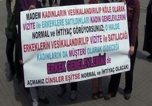 Taksim Meydan nda Erkek Genelevi Alsn Eylemi