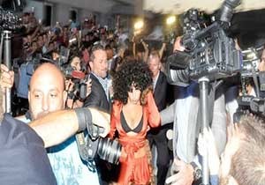 Lady Gaga İstanbul da