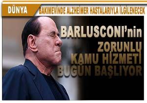 Berlusconi nin Kamu Hizmeti Cezas Balyor