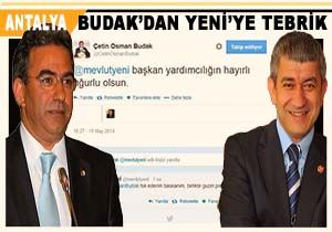 Osman Budak tan Mevlt Yeni ye Tebrik Twitti