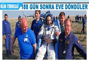 Grevlerini Tamamlayan 3 Astronot Dnyaya Dnd