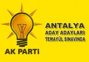 AK Parti Antalya dan 116 Milletvekili Aday Adayı için Temayül Yoklaması