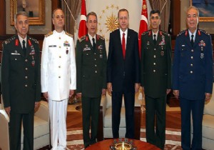 Yeni Komutanlardan Cumhurbakan Erdoan a Ziyaret