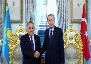 Cumhurbakan Erdoan Nazarbayev ile Grt