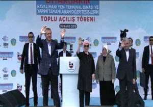Cumhurbakan Erdoan ve Babakan Yldrm Diyarbakr da