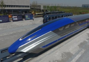 Çin 600 km/saat hıza ulaşabilen Tren Deniyor
