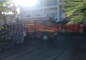 KKTC de Lapta LA Hotelde kan yangn can kaybna sebeb oldu
