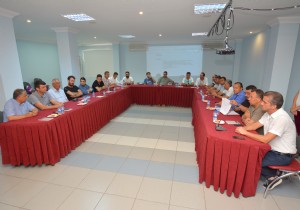 KUTSO Meclisi Başkan Kocaer in Katılımıyla Kaş’ta toplandı.