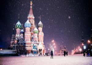 Moskova da Kar Hayat Durdurdu
