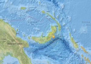 Papua Yeni Gine de iddetli Deprem