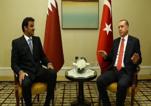 Cumhurbakan Erdoan Katar Emiri ile Grt