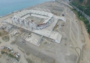 Trabzonspor un Yeni Stadnn Kaba naat Tamamland