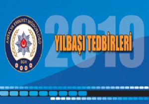 Antalya Polisi 4848 Personeliyle Yılbaşı Gecesine Hazır