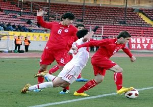 19 Ya Alt Milli Futbol Takm, Grcistanla Puanlar Paylat