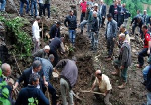 Trabzon da heyelan: 2 l