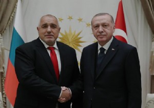 Cumhurbakan Erdoan, Bulgaristan Babakan Borisov ile bir araya geldi