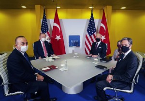 Cumhurbakan Erdoan, ABD Bakan Biden ile grt