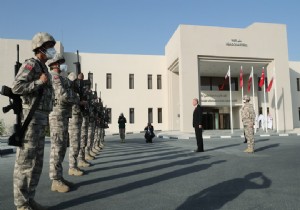 Erdoan dan  Katar-Trk Birleik Mterek Kuvvet Komutanln ziyaret