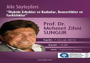 Bykehir Belediyesi Aile Syleilerinde Konuk Prof.Dr. Sungur