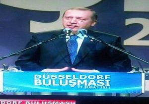 Erdoan, Dsseldorfta Gurbetilerle Bir Araya Geldi