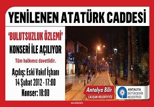 Atatrk Caddesi ne Konserli Al