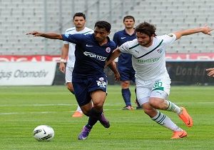 Bursaspor da Liderlil Sevinci