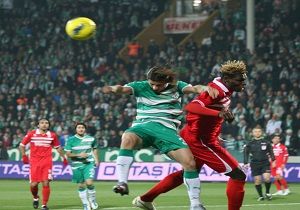 Bursaspor da  Puan Sevinci